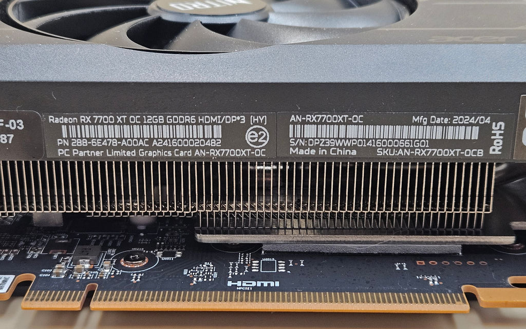 RX 7700 XT 12GB NITRO