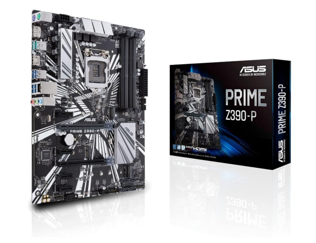 ASUS Prime Z390-P LGA1151 (Intel 8th and 9th Gen) DDR4 DP HDMI M.2 Z390 ATX Motherboard with USB 3.1 Gen2