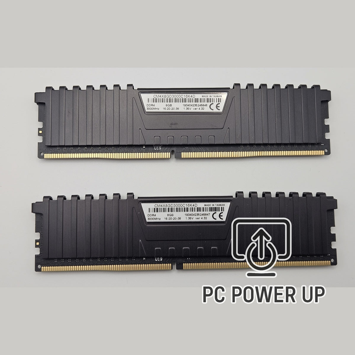 Corsair Vengeance LPX 16GB (2x8GB) DDR4 3000MHz CL16 Desktop Memory (RAM) CM4X8GD3000C16K4D