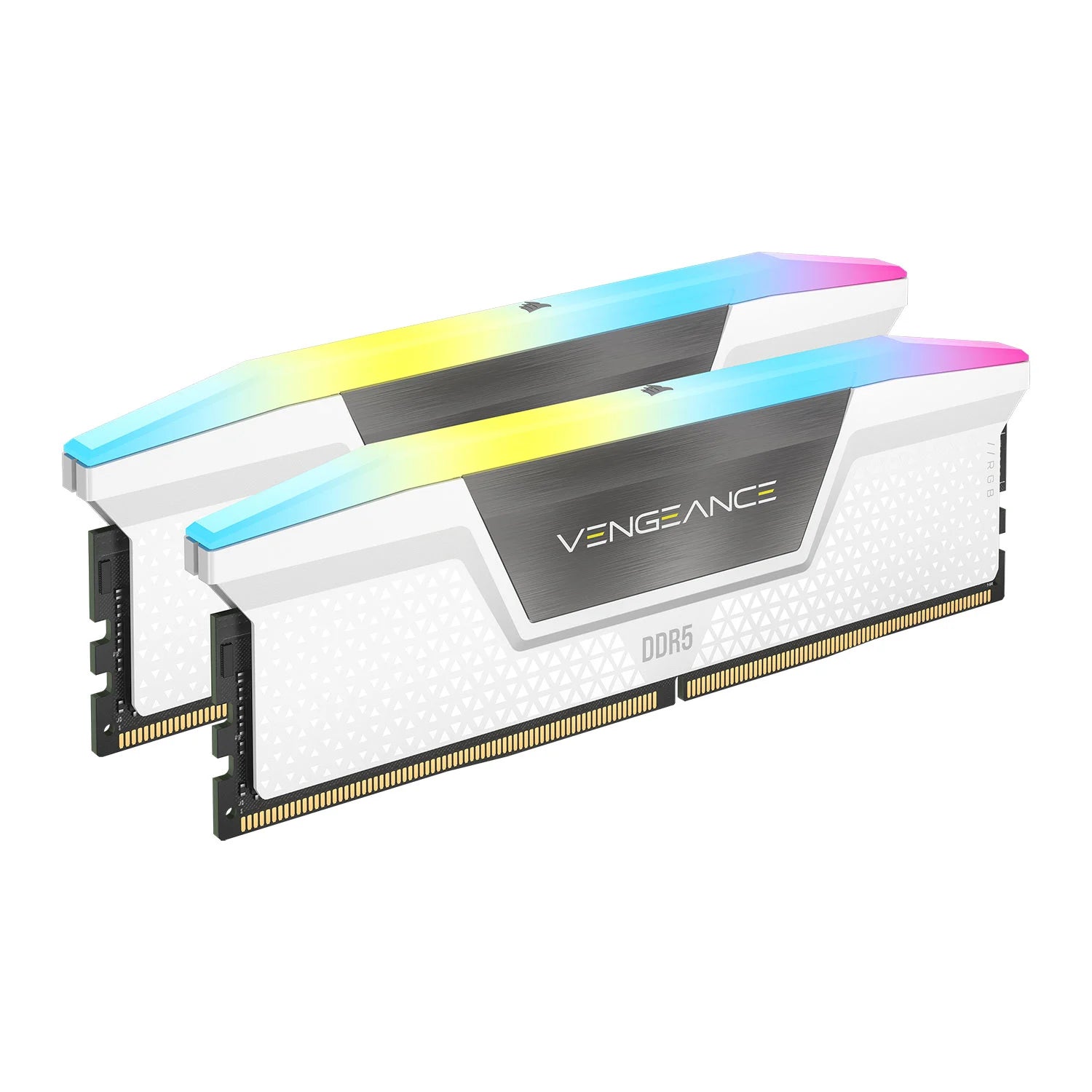 Corsair Vengeance RGB 32GB (2 x 16GB) DDR5 6400MT/s Memory Kit – CMH32GX5M2B6400C36W