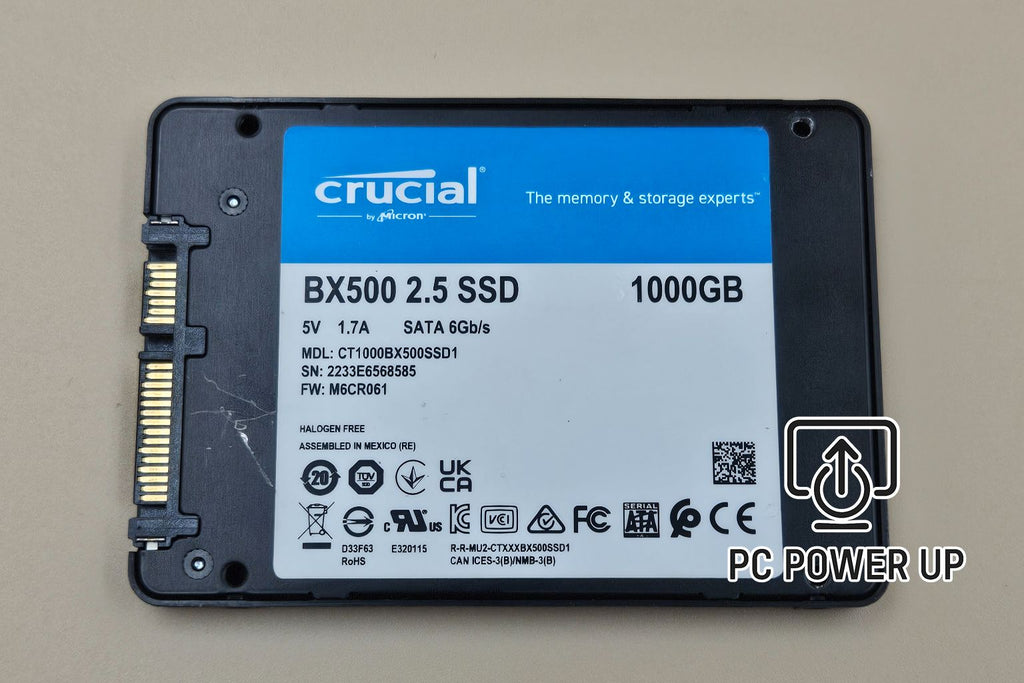 Crucial BX500 1TB 2.5" SATA SSD – CT1000BX500SSD1