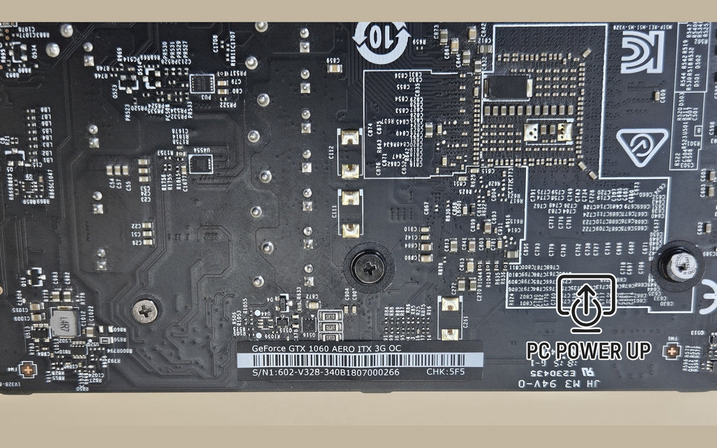 NVIDIA GeForce GTX 1060 Graphics Card (3GB GDDR5) MSI AERO ITX OC