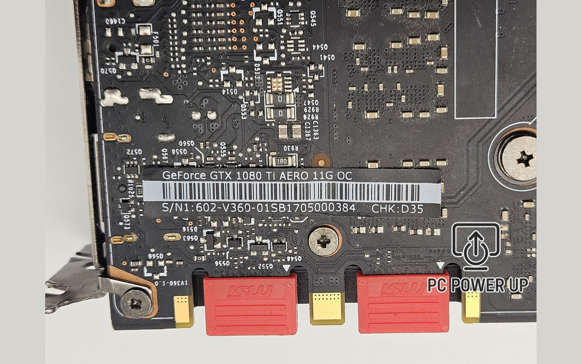 NVIDIA GeForce GTX 1080 Ti Graphics Card (11GB GDDR5X) MSI AERO 11G OC