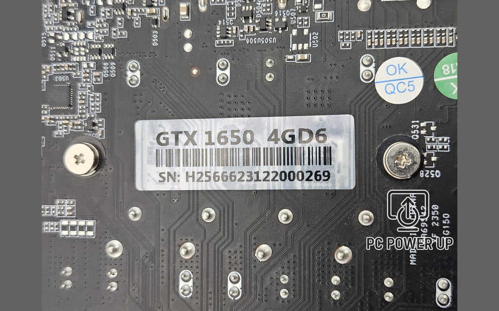 NVIDIA GeForce GTX 1650 Graphics Card (4GB GDDR5) OEM