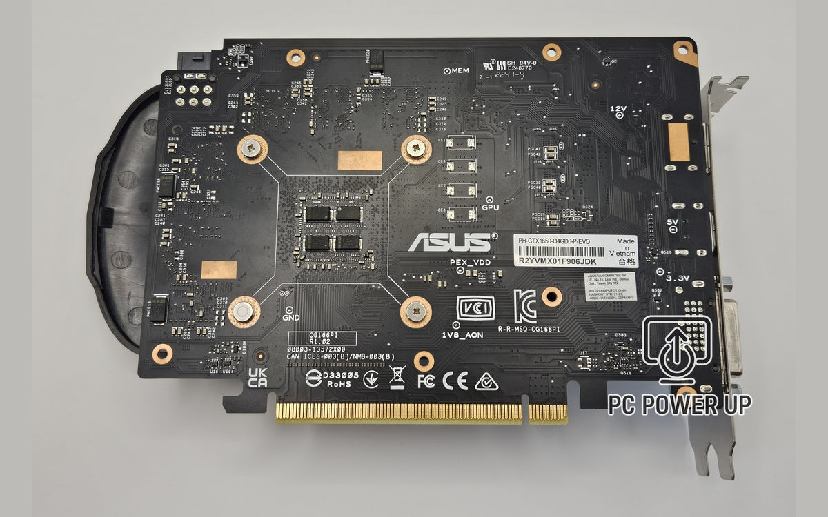 NVIDIA GeForce GTX 1650 Graphics Card (4GB GDDR6) ASUS EVO