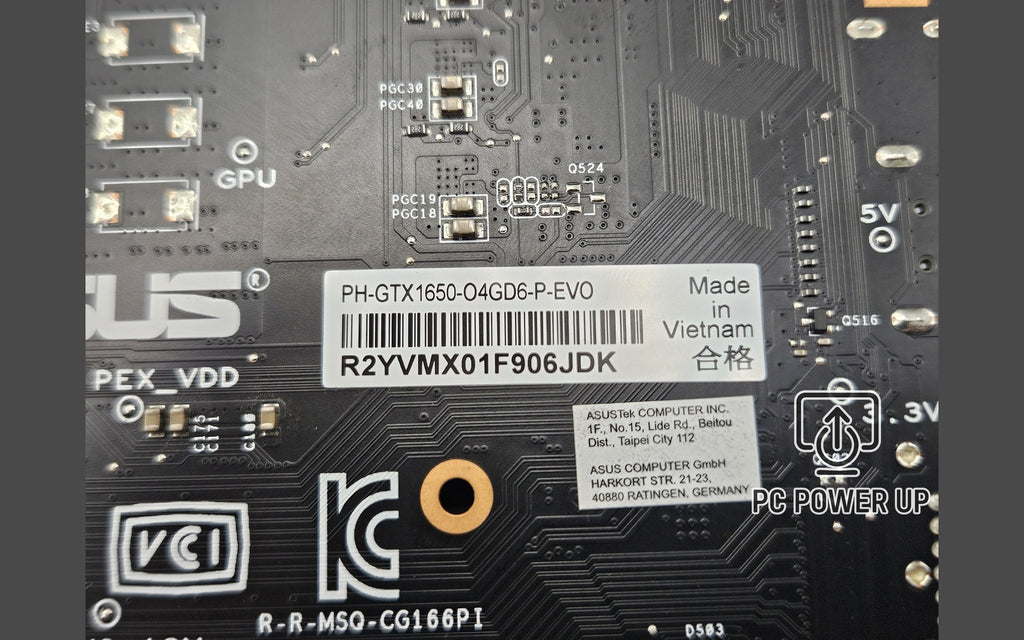 NVIDIA GeForce GTX 1650 Graphics Card (4GB GDDR6) ASUS EVO