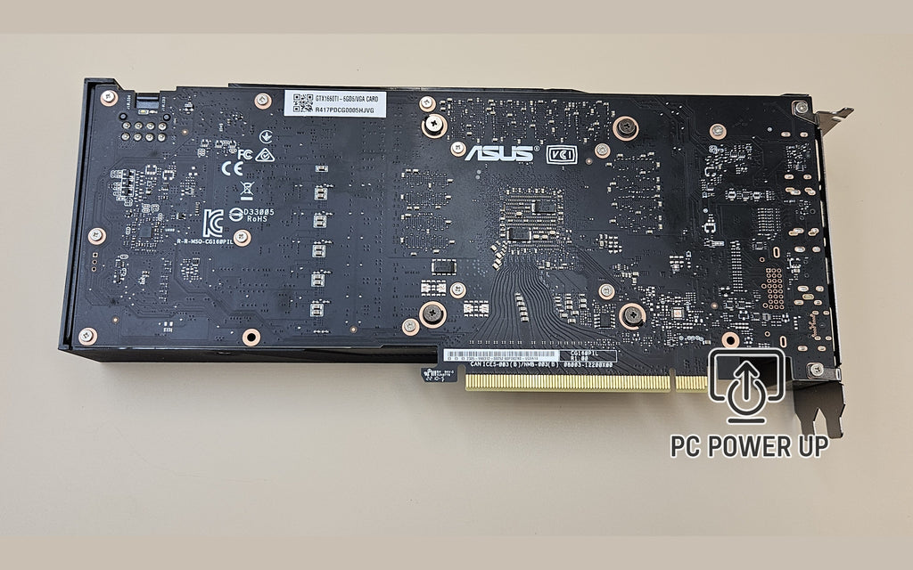 Nvidia GeForce GTX 1660 Ti Graphics Card (6GB GDDR6, Turing, Compact) ASUS TURBO