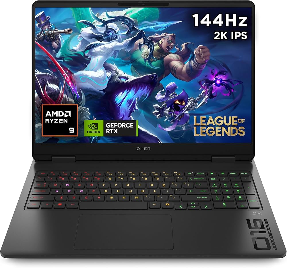 HP Omen 16‑ap0xxx Gaming Laptop – Ryzen 9 8940HX – RTX 5070 – 32GB – 1TB – 16" – Used (Very Good)