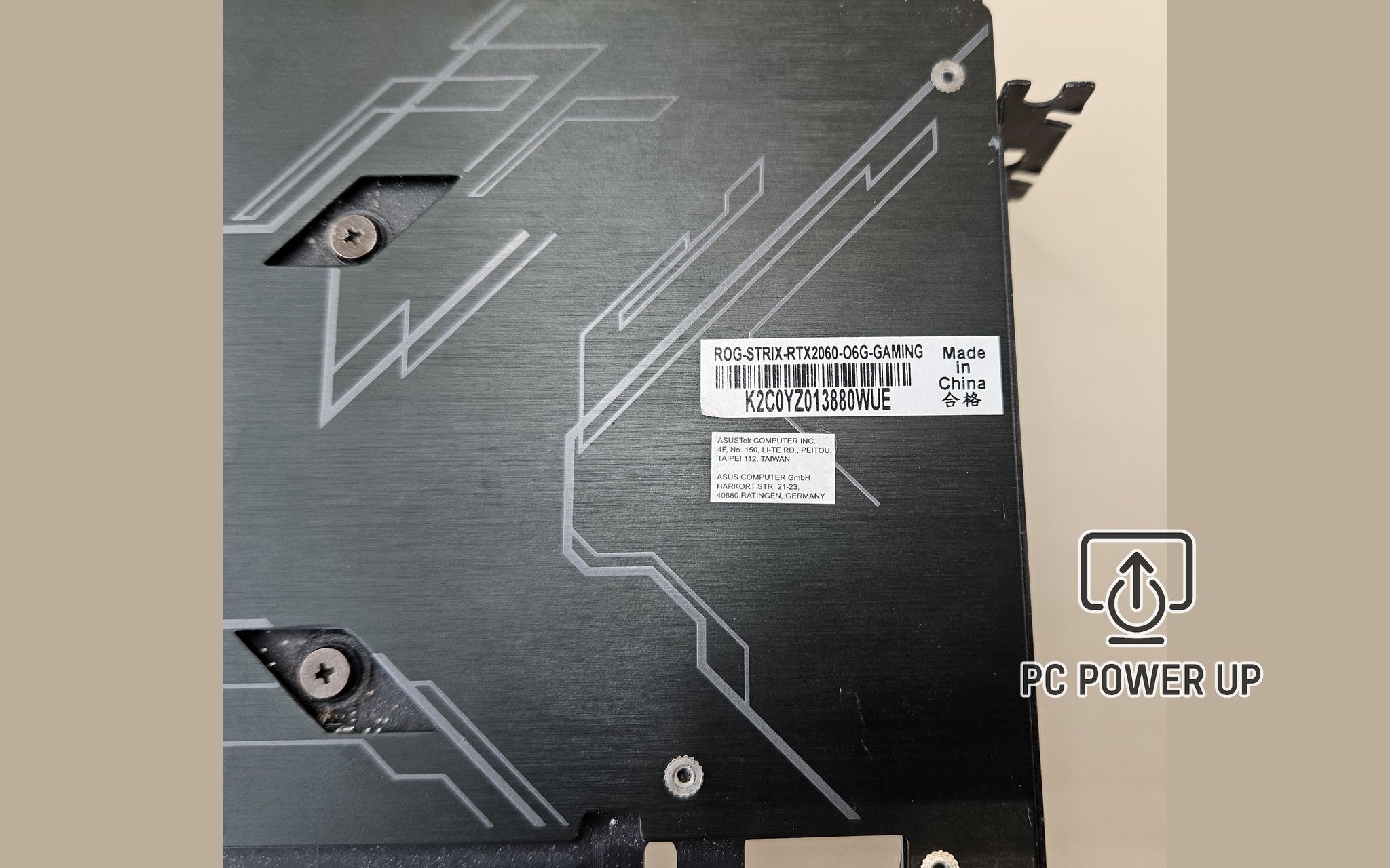 NVIDIA GeForce RTX 2060 Graphics Card (6GB GDDR6) ASUS ROG STRIX