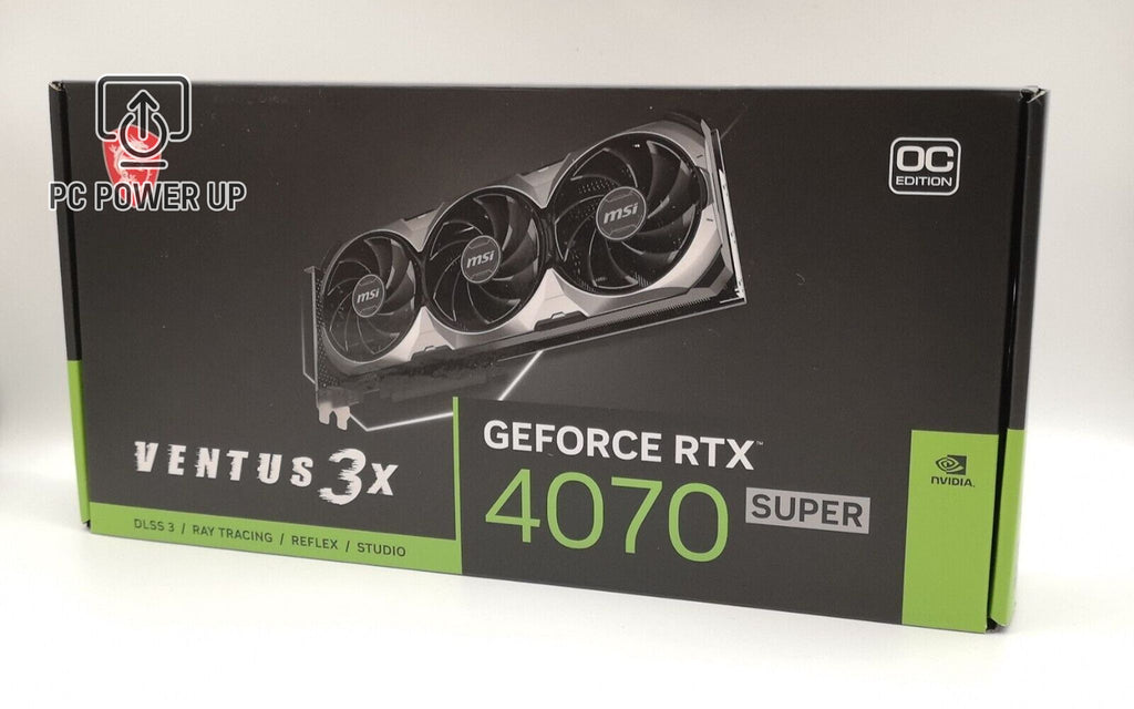 NVIDIA GeForce RTX 4070 SUPER Graphics Card (12GB GDDR6X) MSI VENTUS 3X OC