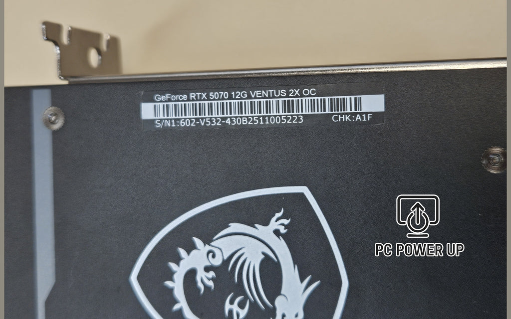NVIDIA GeForce RTX 5070 Graphics Card (12GB GDDR7) MSI Ventus 2X OC