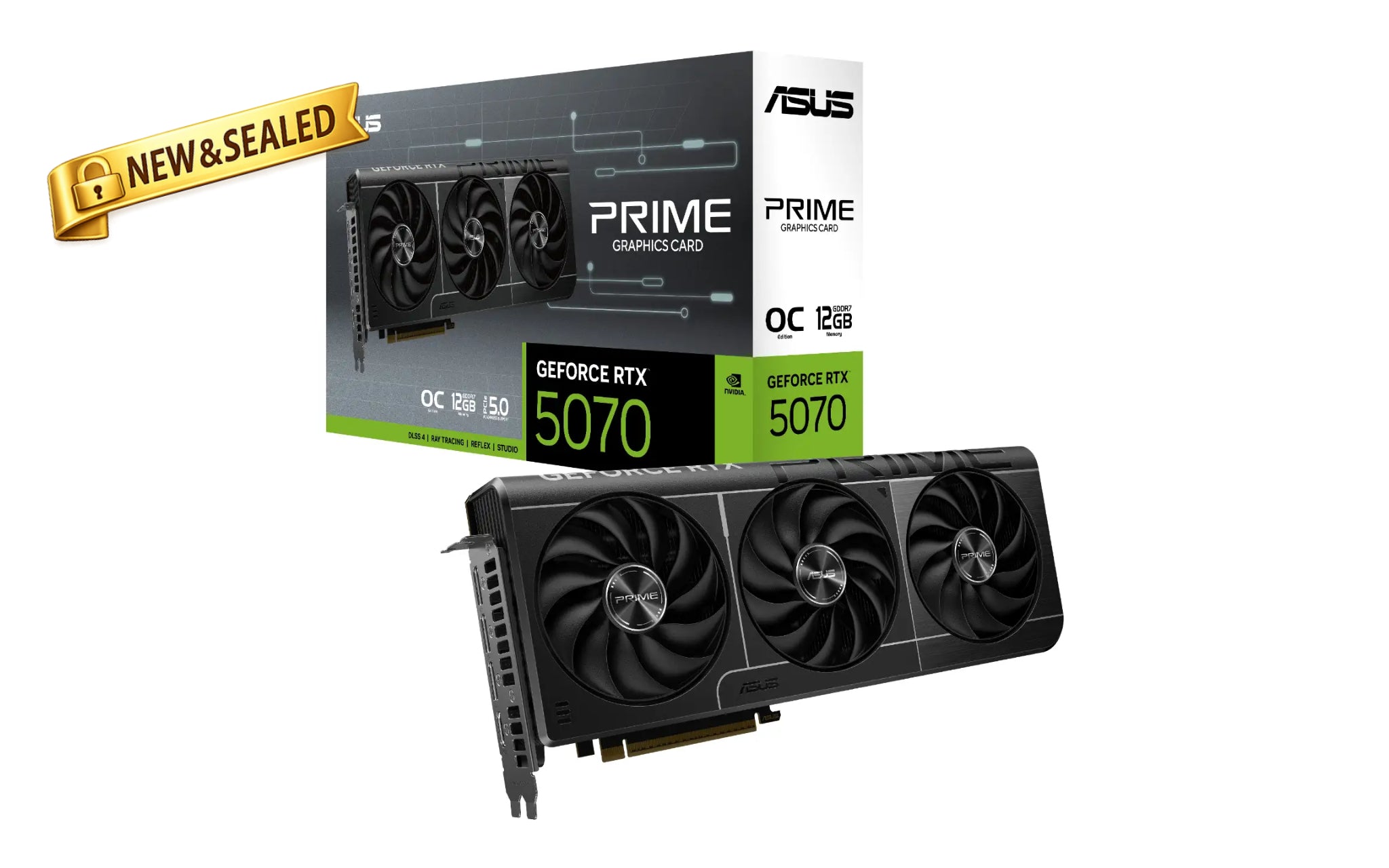 NVIDIA GeForce RTX 5070 Graphics Card ASUS Prime OC – New & Sealed