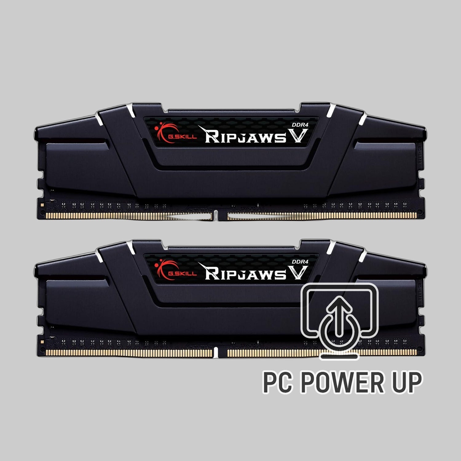 G.Skill Ripjaws V 16GB (2x8GB) DDR4 3200MHz C16 Desktop RAM Kit (F4-3200C16D-16GVKB)