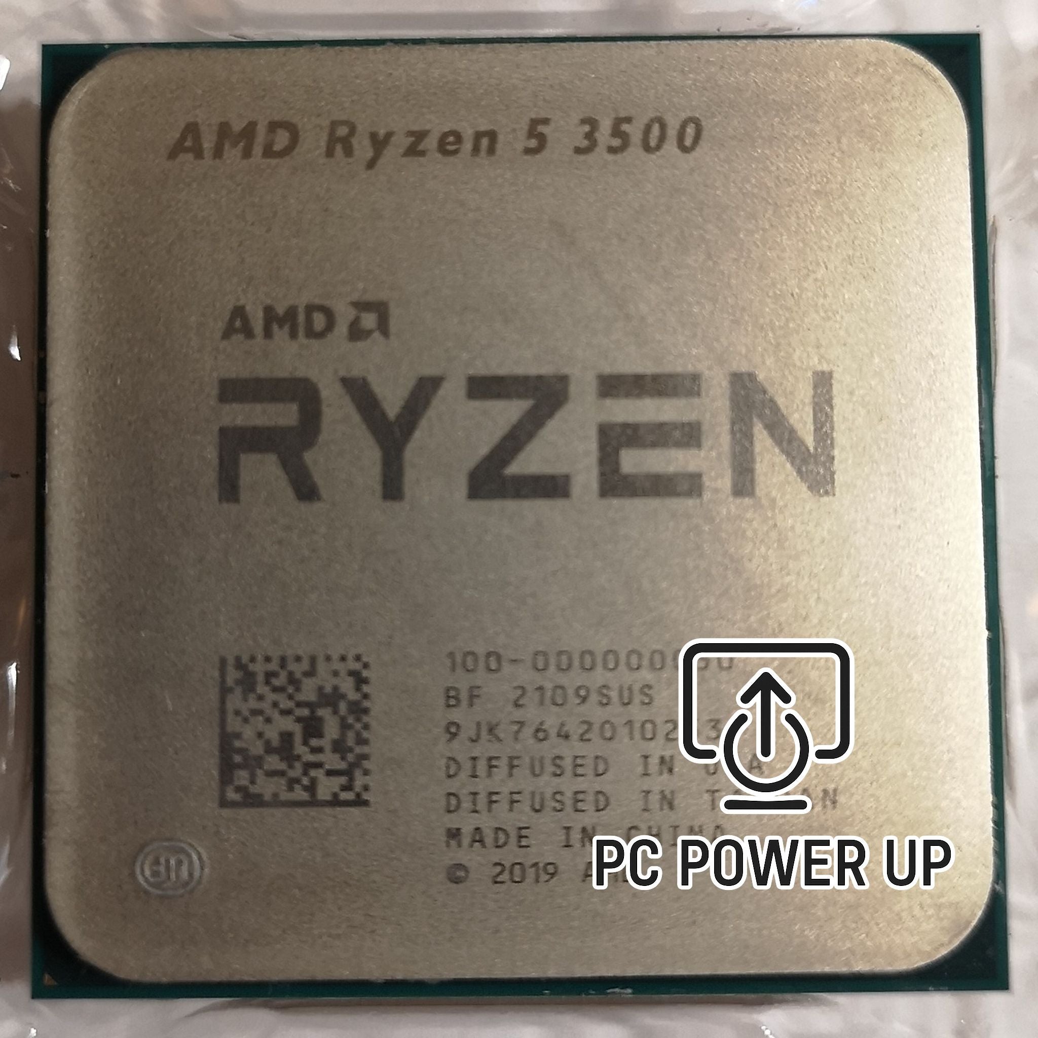 AMD Ryzen 5 3500 Processor (6‑Core, Zen 2, AM4) - used & tested. AMD Ryzen 5 3600 with 6 cores, 12 threads, Zen 2 architecture. Stress tested for reliability, delivering strong mainstream gaming and multitasking.
