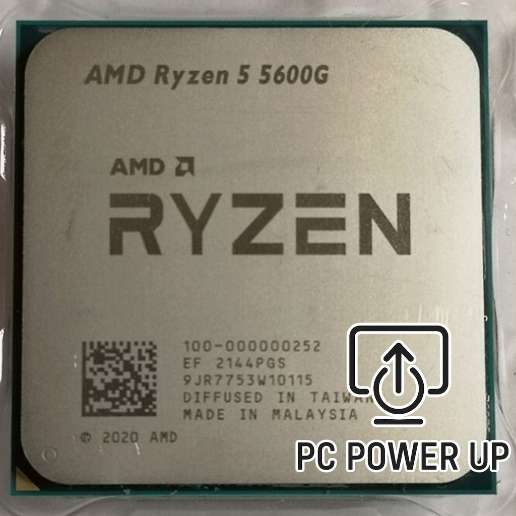 AMD Ryzen 5 5600G Processor (6‑Core, Vega Graphics, AM4) - used & tested. AMD Ryzen 5 5600X with 6 cores, 12 threads, Zen 3 architecture. Stress tested for reliability, delivering excellent gaming and multitasking value.