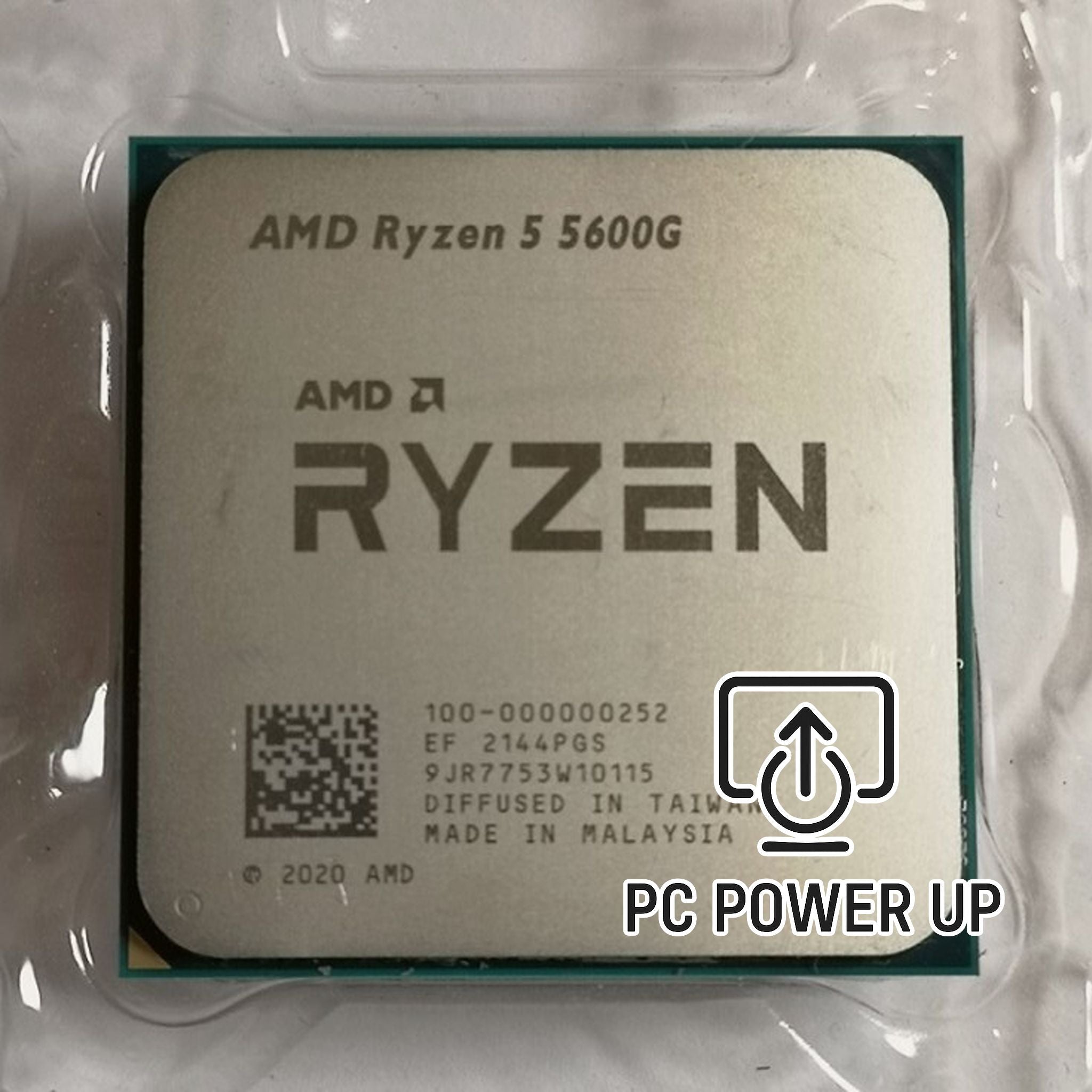 AMD Ryzen 5 5600G with 6 cores, 12 threads, Zen 3 with Radeon graphics. Stress tested for reliability, delivering capable entry‑level gaming without a discrete GPU.