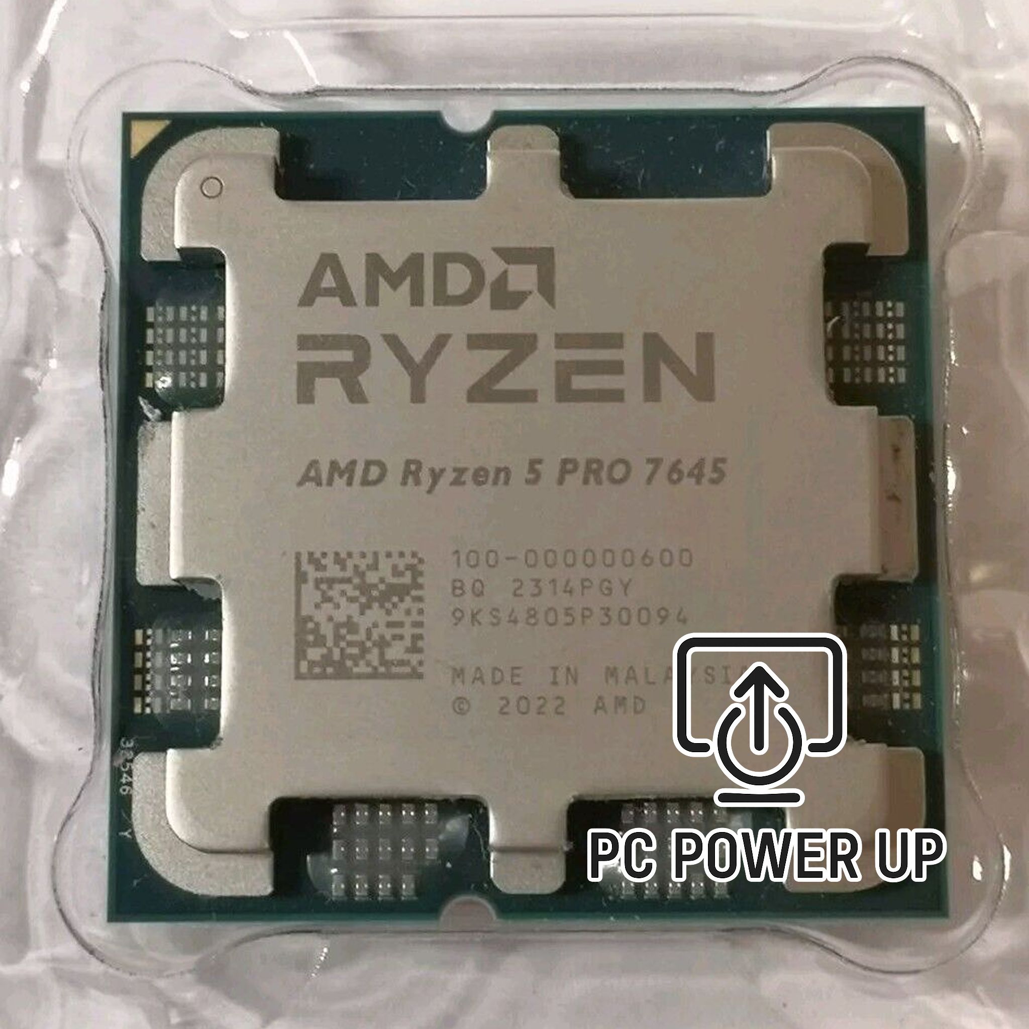 AMD Ryzen 5 7600 with 6 cores, 12 threads, Zen 4 efficiency. Stress tested for reliability, delivering balanced gaming and productivity at lower power.