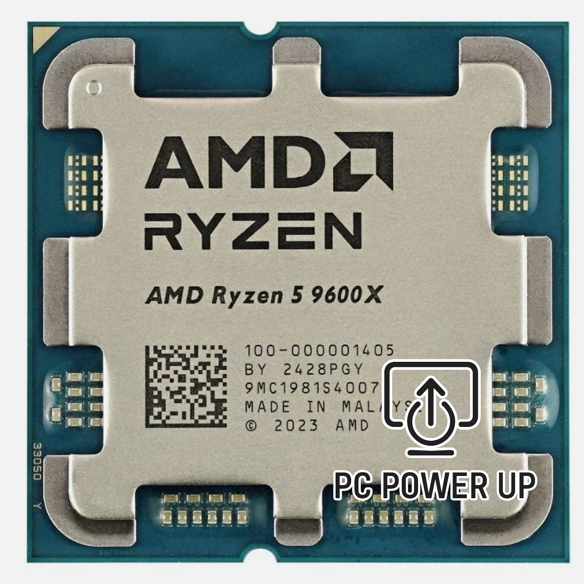 AMD Ryzen 5 9600X with 6 cores, 12 threads, Zen 5 performance. Stress tested for reliability, delivering excellent mainstream gaming and multitasking.