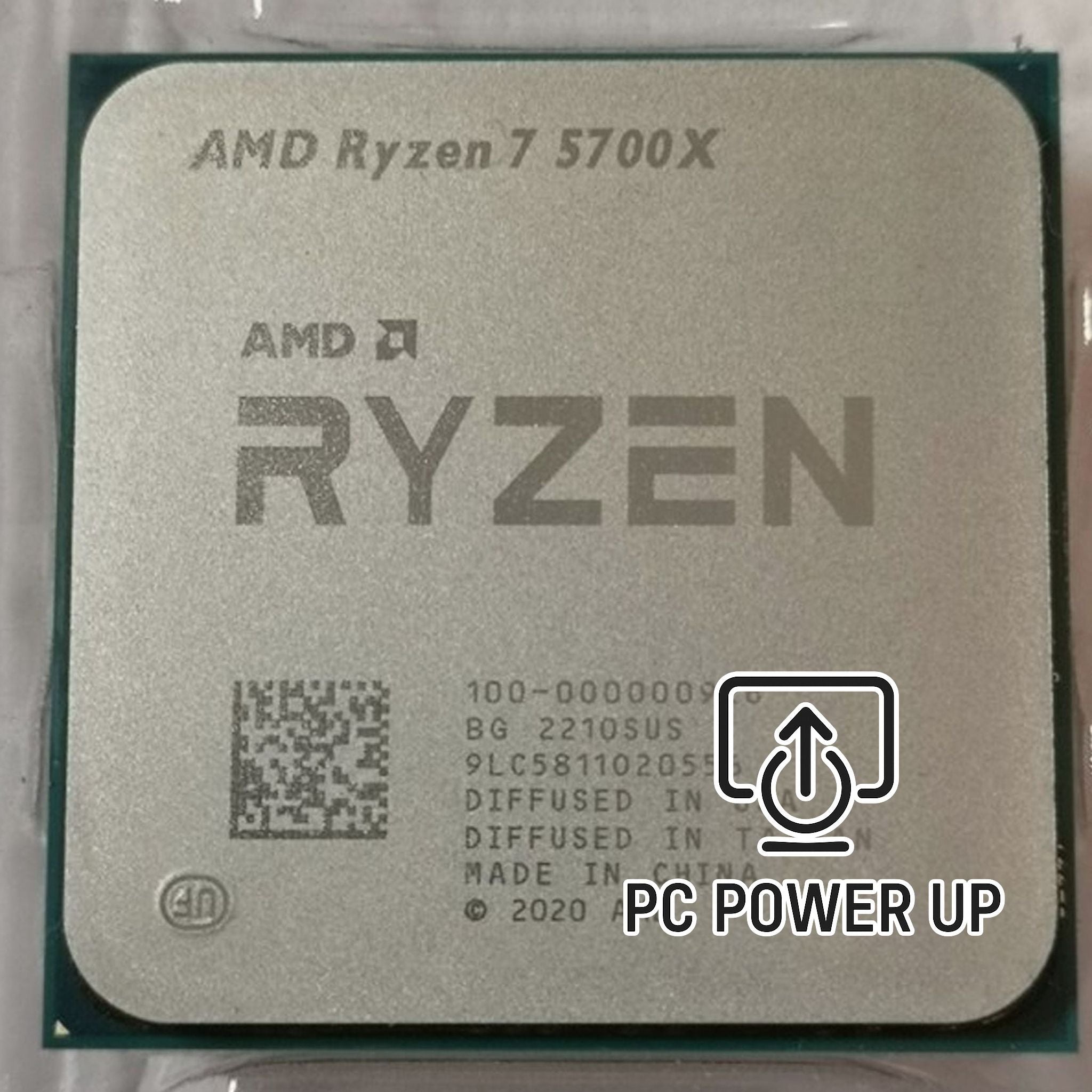 AMD Ryzen 7 5700X delivers 8 cores and 16 threads. Prime95 stress tested for stability, ensuring reliable performance for gaming and productivity workloads.