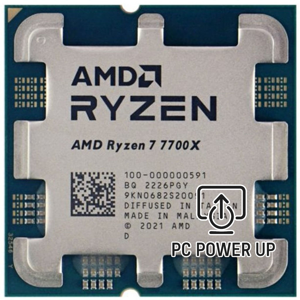 AMD Ryzen 7 7700X Processor (8‑Core, Zen 4, AM5) - used & tested