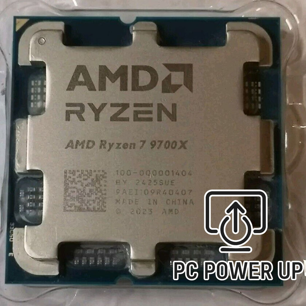 AMD Ryzen 7 9700X Processor (8‑Core, Zen 5, AM5) - used & tested. AMD Ryzen 7 9800X3D with 8 cores, 16 threads, and 3D V‑Cache on Zen 5. Stress tested for reliability, delivering top‑tier gaming performance and smooth multitasking.