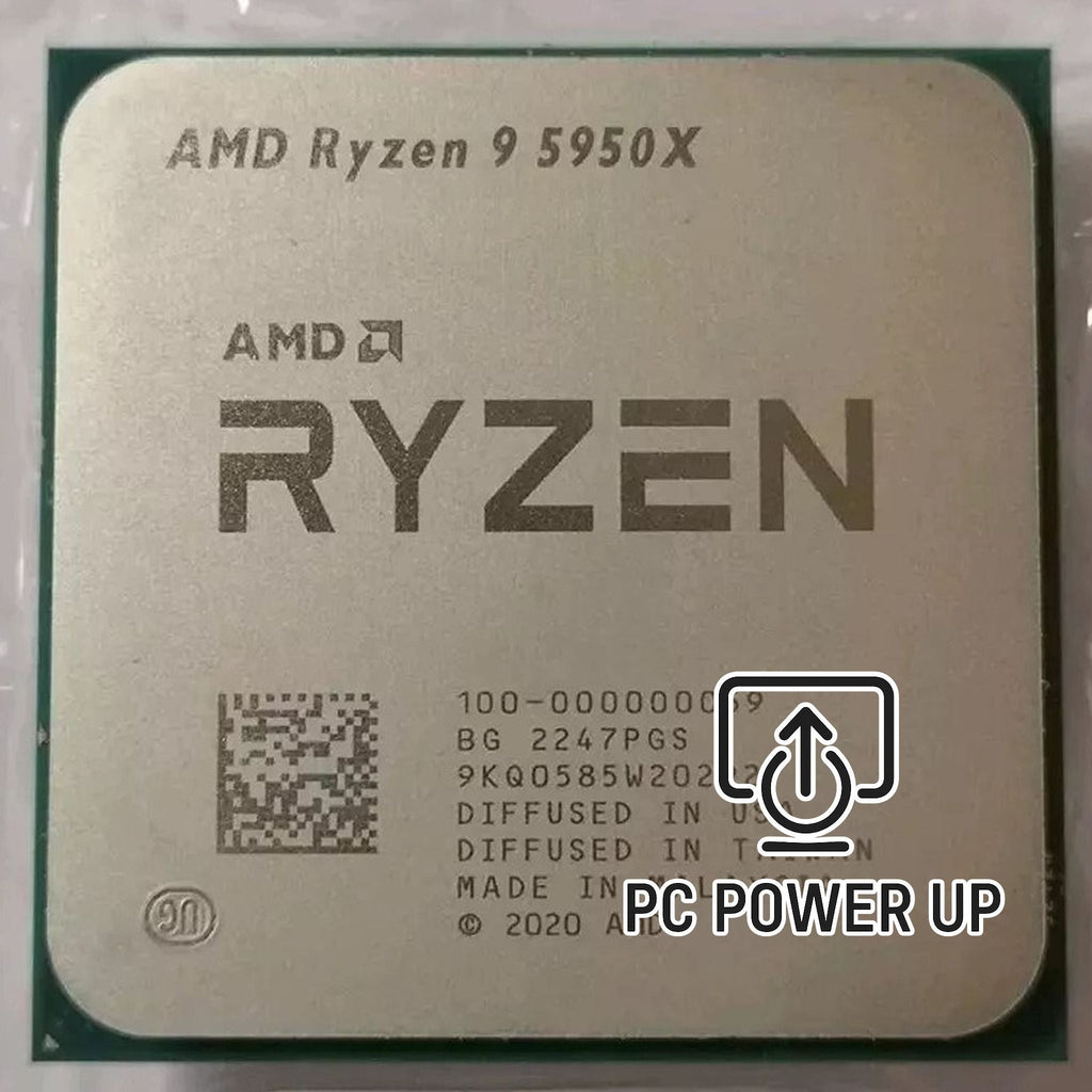 AMD Ryzen 9 5950X Processor (16‑Core, Zen 3, AM4) - used & tested. AMD Ryzen 9 7900 with 12 cores, 24 threads, Zen 4 efficiency. Stress tested for reliability, delivering balanced gaming and productivity at lower power.