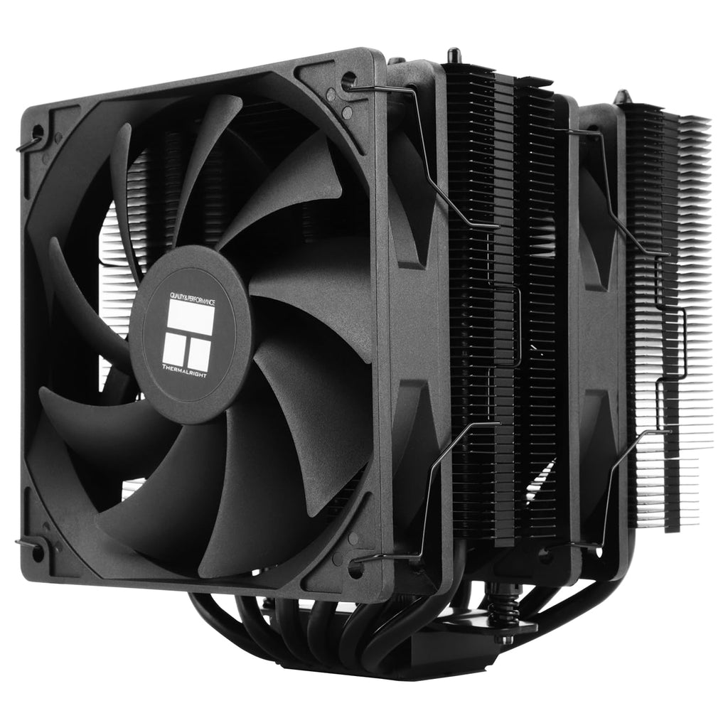 Thermalright Peerless Assassin 120 SE Black CPU Cooler (Dual Tower, 6 Heat Pipes, AMD Ryzen AM4/AM5 & Intel Core LGA1700/1200/115X)