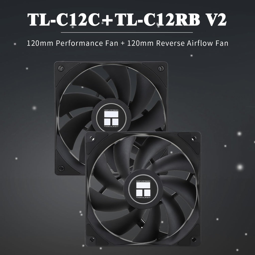 Thermalright Assassin X 120R SE PLUS CPU Cooler (148mm Compact Height, 4 Heat Pipes, Dual PWM Fans, AMD Ryzen AM4/AM5 & Intel Core LGA1700/1851/1200/115X)