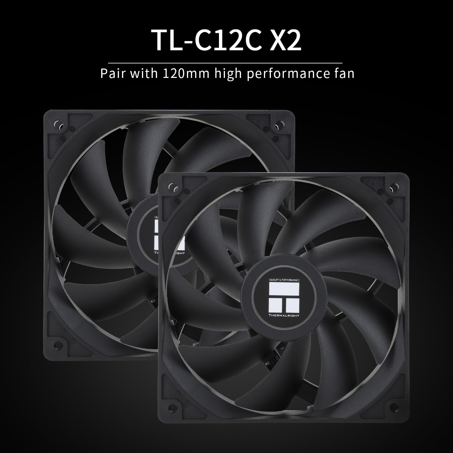 Thermalright Peerless Assassin 120 SE Black CPU Cooler (Dual Tower, 6 Heat Pipes, AMD Ryzen AM4/AM5 & Intel Core LGA1700/1200/115X)