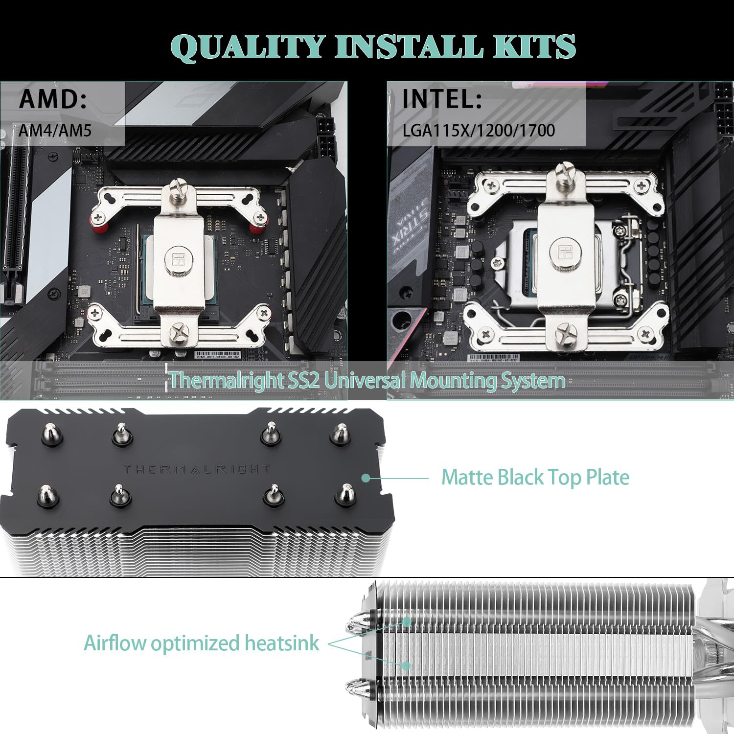 Thermalright Assassin X 120R SE PLUS CPU Cooler (148mm Compact Height, 4 Heat Pipes, Dual PWM Fans, AMD Ryzen AM4/AM5 & Intel Core LGA1700/1851/1200/115X)
