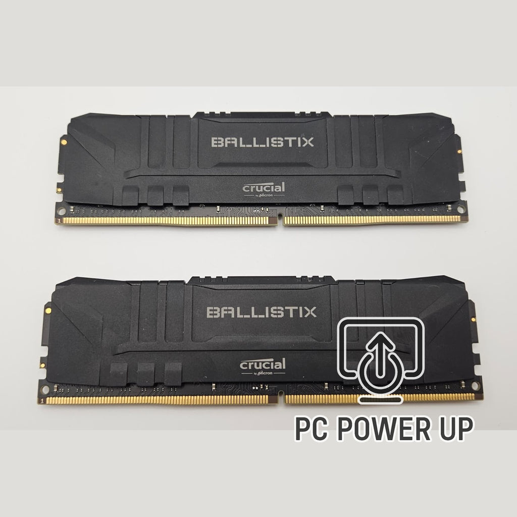 Crucial Ballistix 32GB (2x16GB) DDR4 2666MHz CL16 Desktop Memory (RAM)