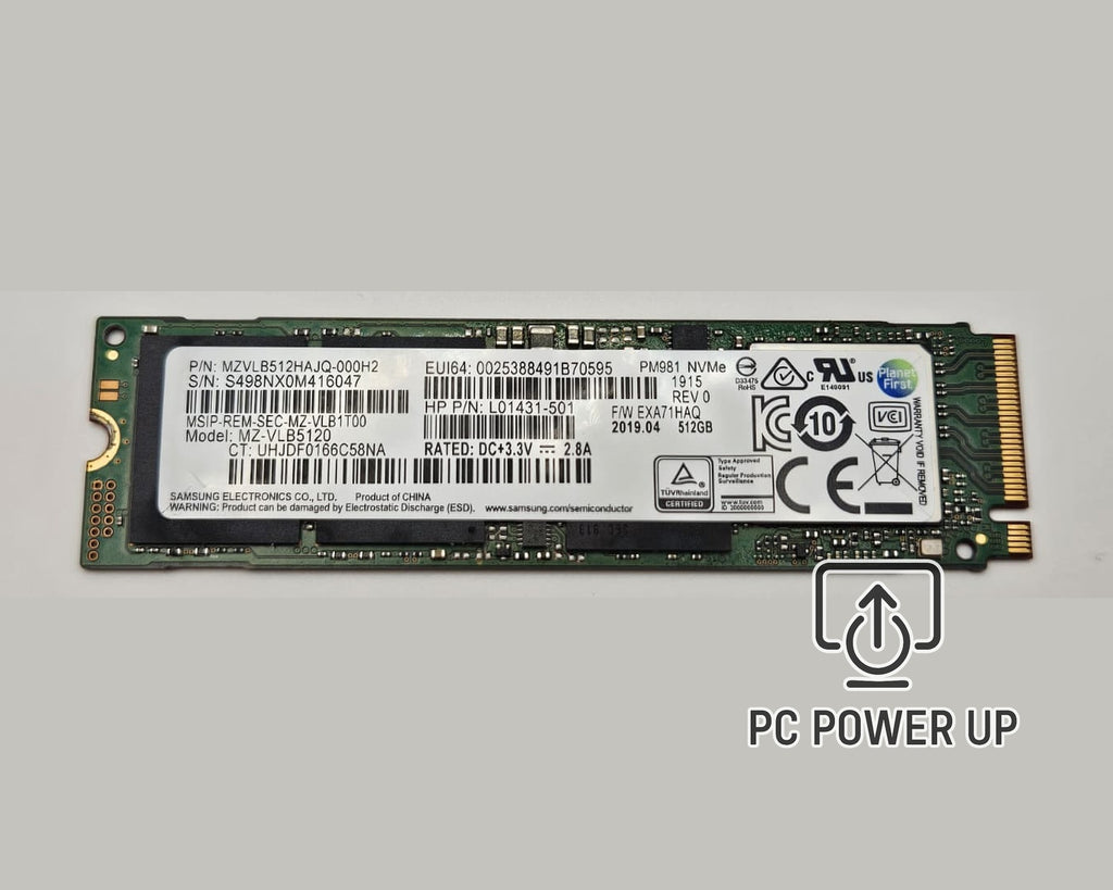 Samsung MZ-VLB5120 512GB M.2 2280 NVMe PCIe 4.0 x4 SSD (Solid State Drive)