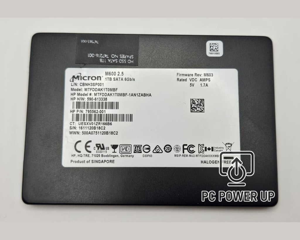 Micron M600 1TB 2.5" SATA III SSD (Solid State Drive)