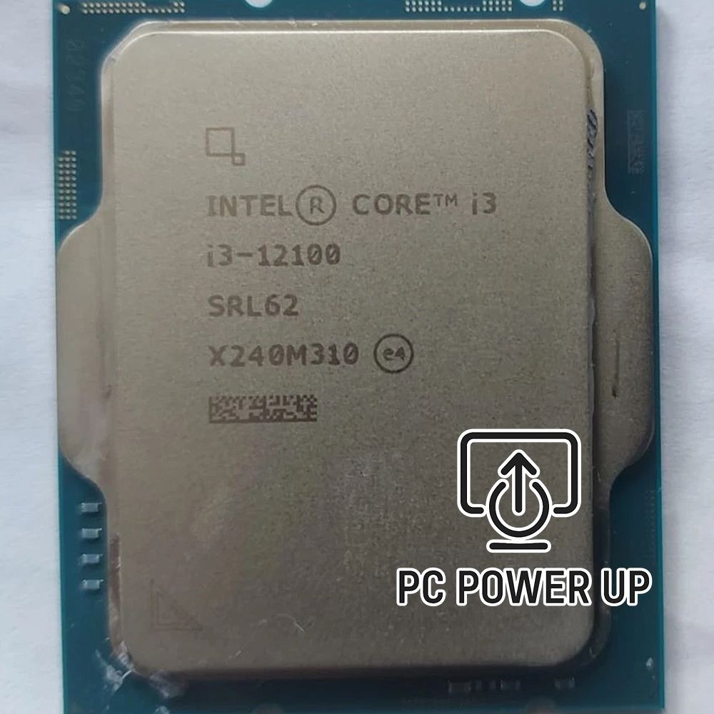 Intel Core i3‑12100 CPU (4‑Core Alder Lake, High‑Efficiency Performance, LGA1700)