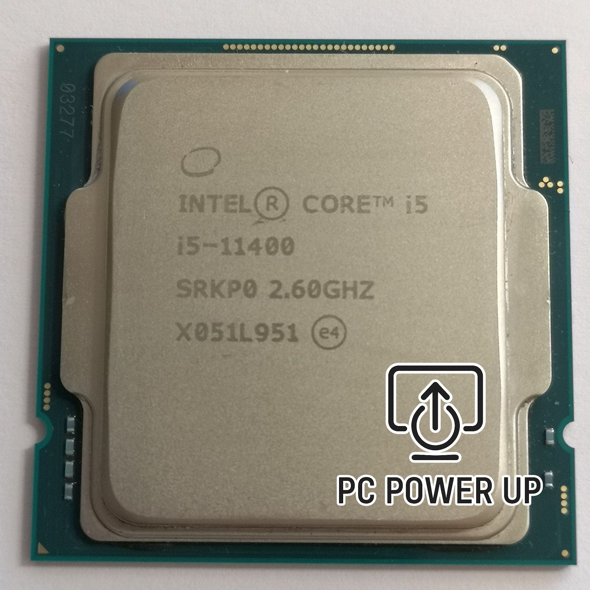Intel Core i5‑11400 CPU (6‑Core, Rocket Lake, LGA1200) - used & tested. Intel Core i5‑11400T with 6 cores, 12 threads, Rocket Lake architecture. Stress tested for reliability, delivering efficient performance for low‑power builds.