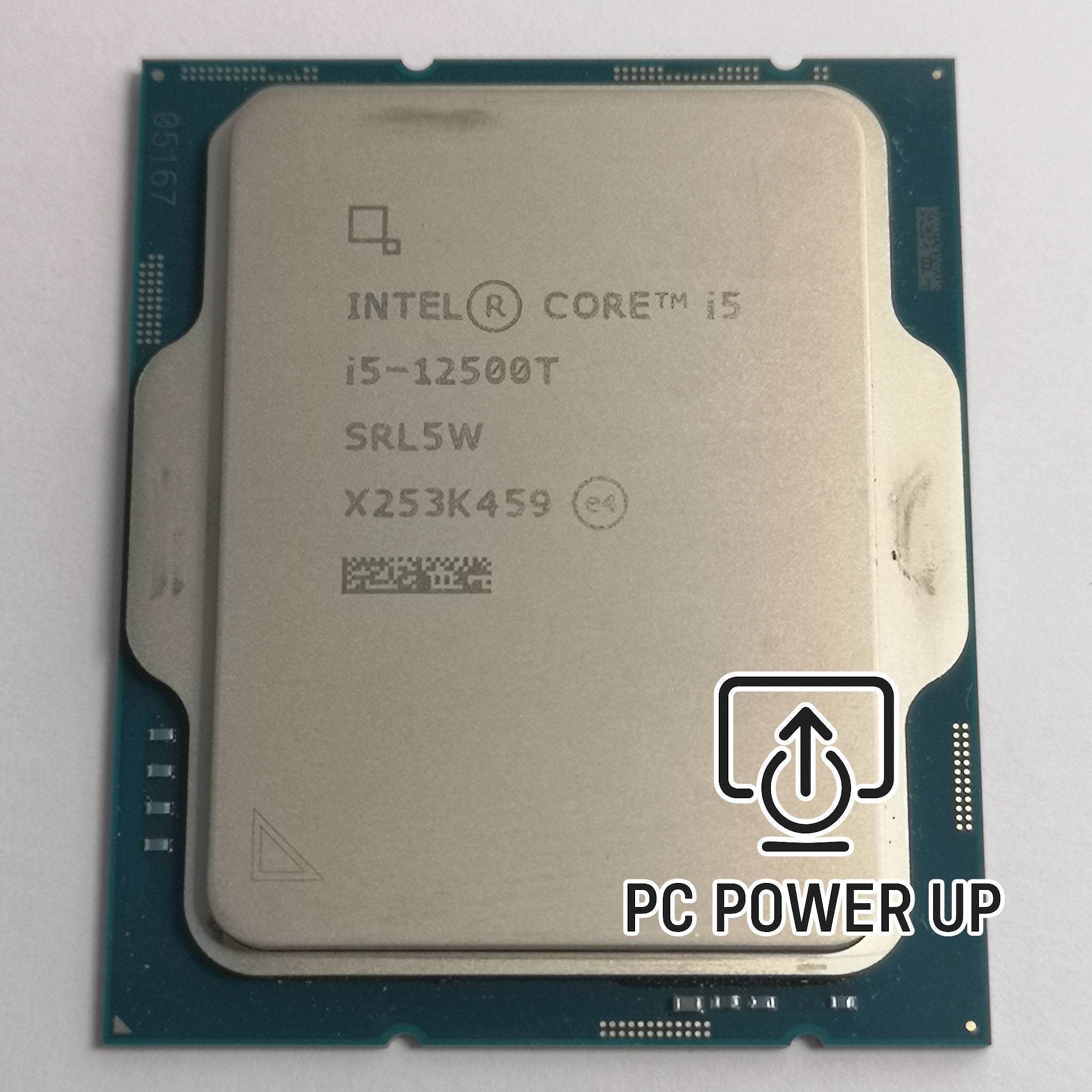 Intel Core i5‑12500T CPU (6‑Core, Alder Lake, Low‑Power, LGA1700) - used & tested. Intel Core i5‑12600 with 6 cores, 12 threads, Alder Lake architecture. Stress tested for reliability, delivering strong gaming and multitasking performance.