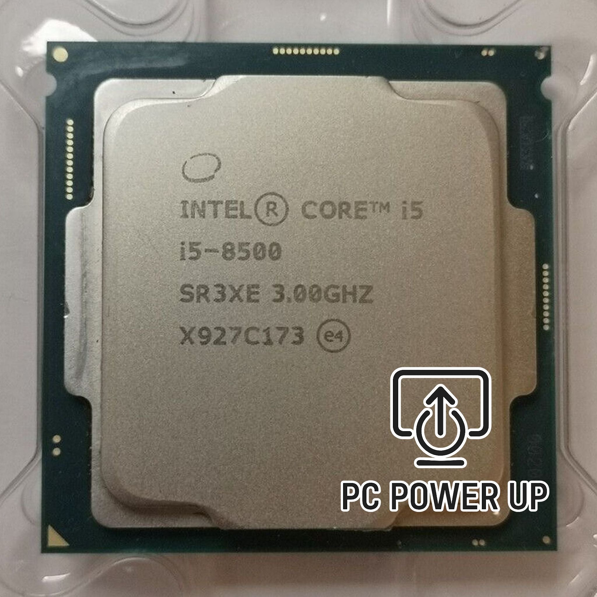 Intel Core i5‑8500 with 6 cores, Coffee Lake architecture. Stress tested for reliability, delivering balanced everyday gaming and productivity.