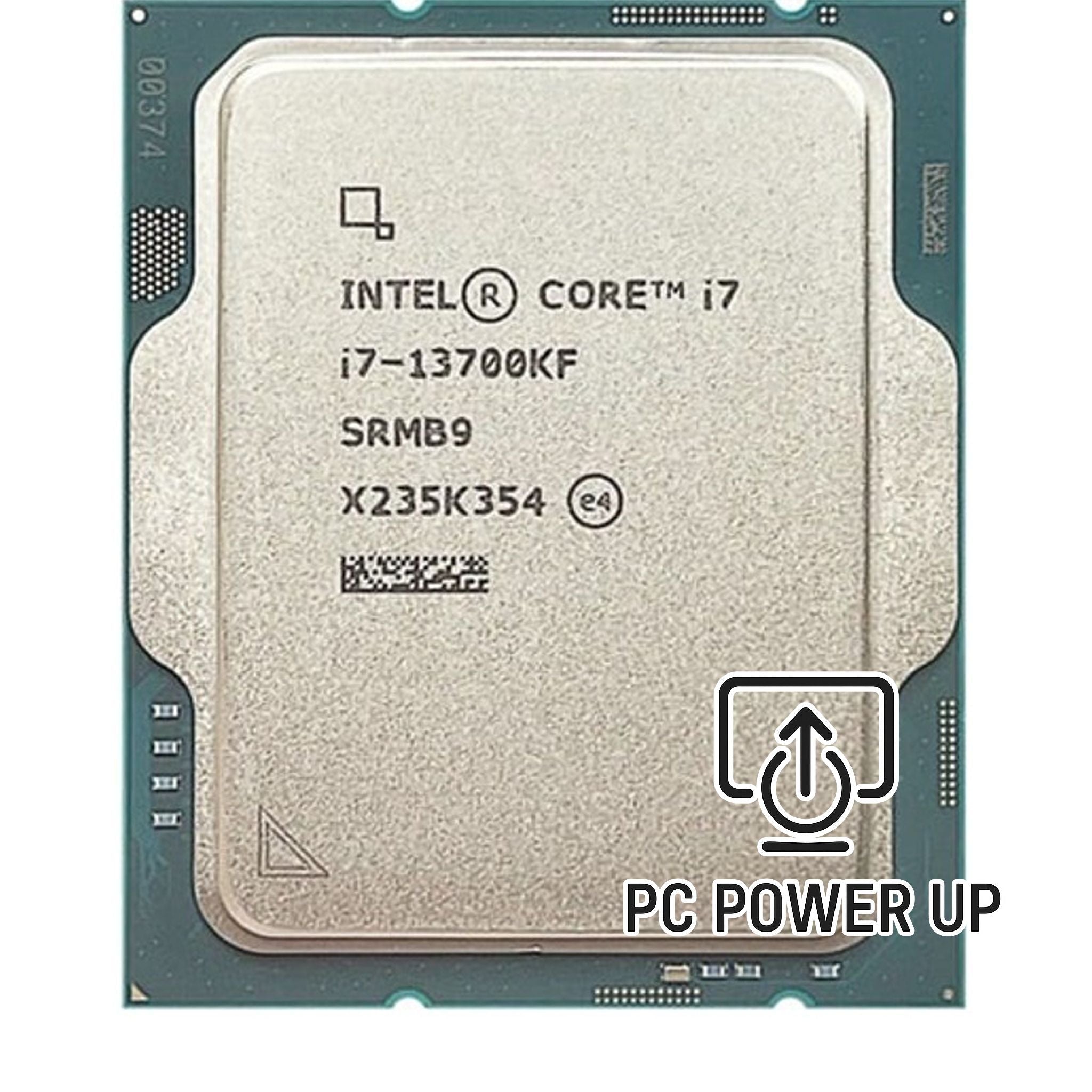 Intel Core i7‑13700KF with 16 cores, 24 threads, Raptor Lake architecture. Stress tested for reliability, delivering balanced gaming and productivity without integrated graphics.