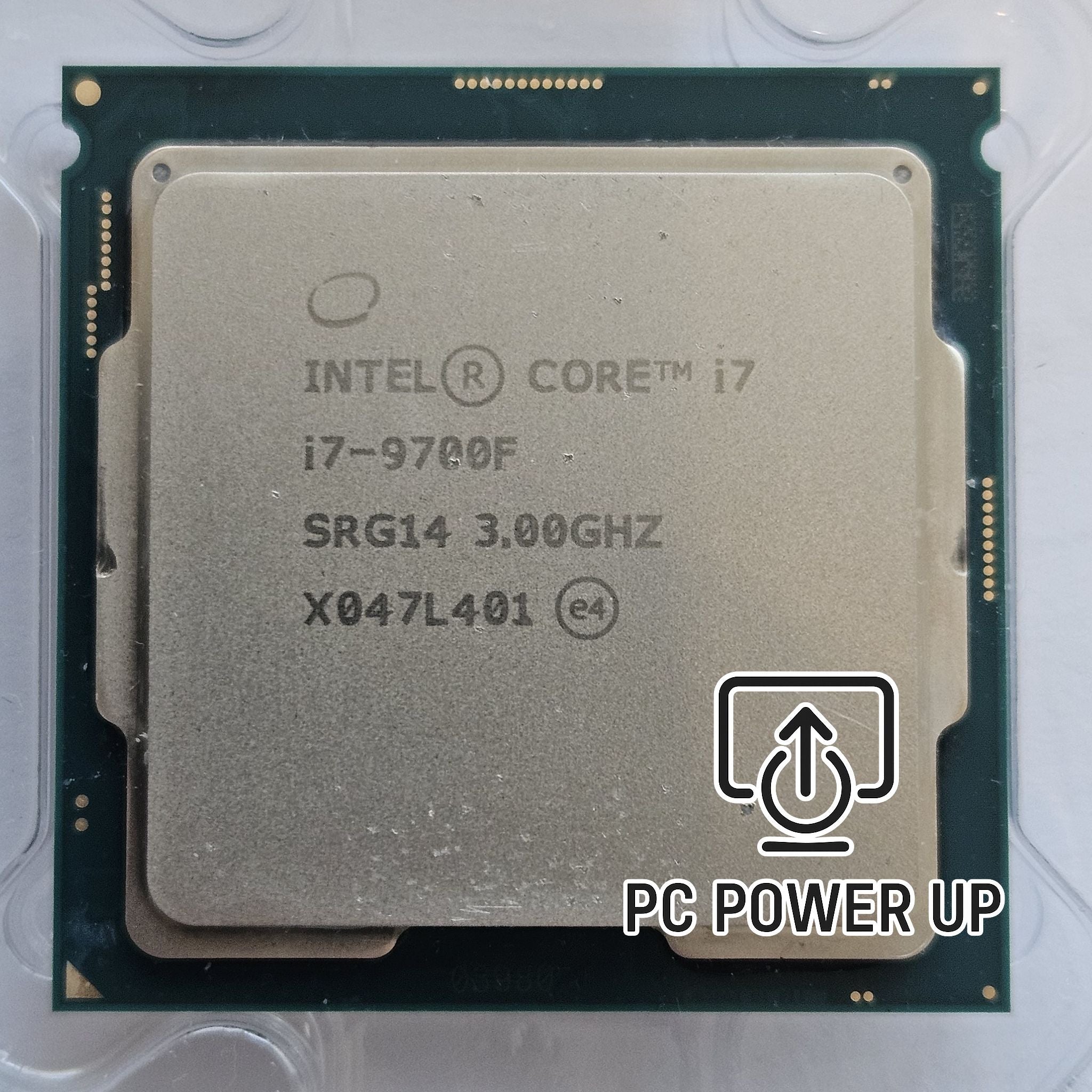 Intel Core i7‑9700F with 8 cores, 8 threads, Coffee Lake Refresh architecture. Stress tested for reliability, delivering strong gaming performance and smooth productivity for modern desktop builds.