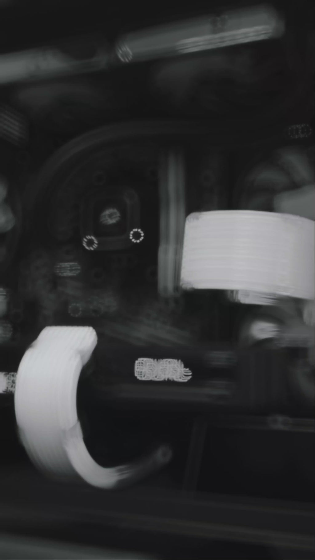 LED Cable Covers for 24 pin motherboard and 8 Pin PCIE Power Cables - White