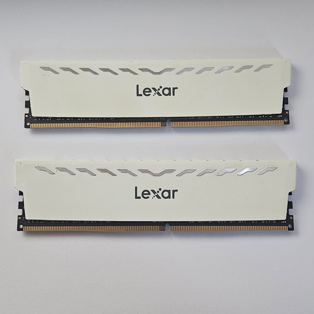 Lexar THOR 2x16GB (Total 32GB) 3600MHz DDR4 RAM HC2G8WG - WHITE