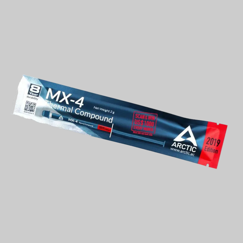 Arctic MX‑4 Thermal Paste Compound – (2g) for AMD Ryzen and Intel Core CPUs