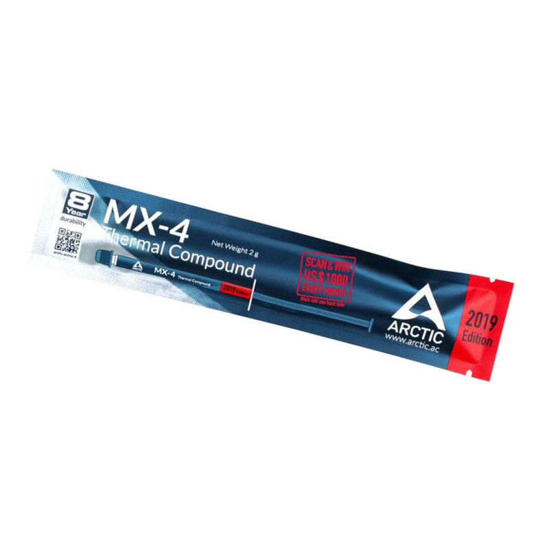 Arctic MX‑4 Thermal Paste Compound – (2g) for AMD Ryzen and Intel Core CPUs