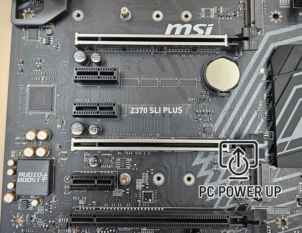 MSI Z370 SLI PLUS LGA1151 (Intel 8th & 9th Gen) DDR4 HDMI DP M.2 Z370 ATX Motherboard