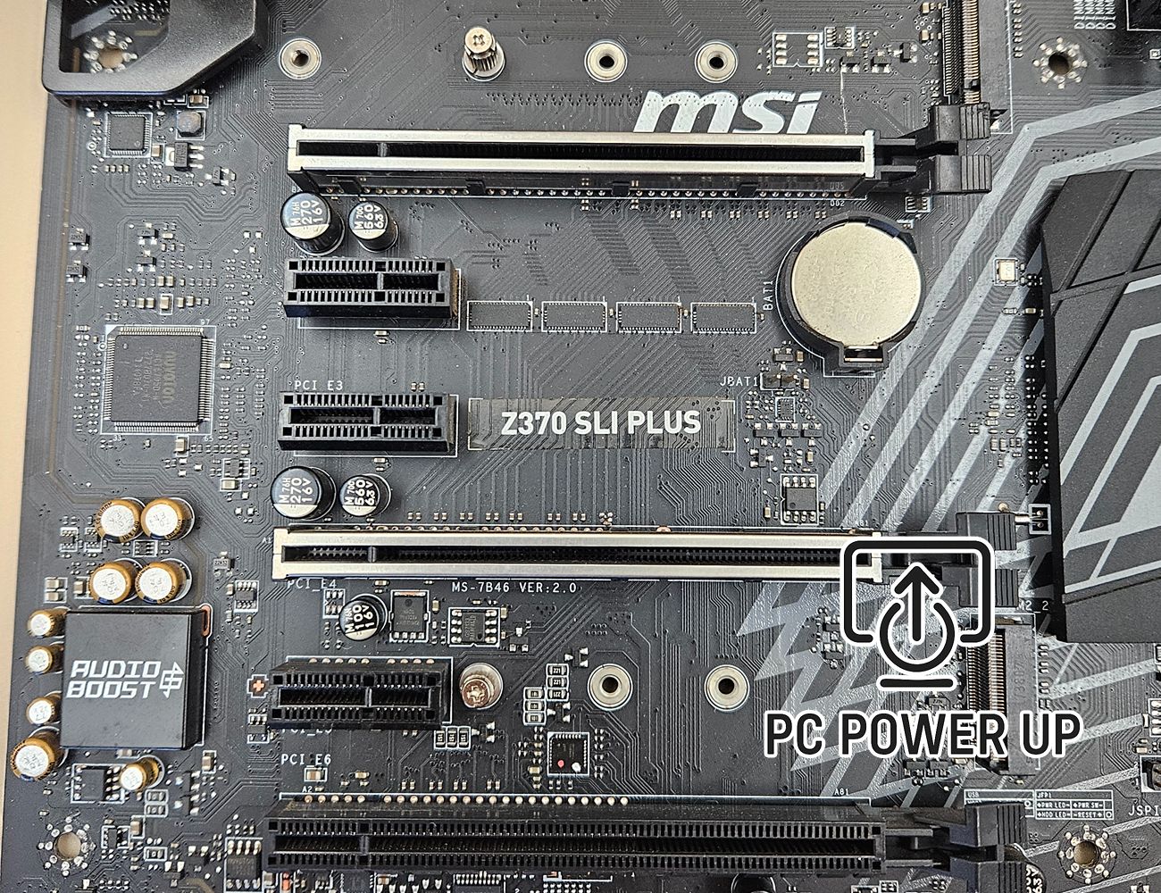 MSI Z370 SLI PLUS LGA1151 (Intel 8th & 9th Gen) DDR4 HDMI DP M.2 Z370 ATX Motherboard