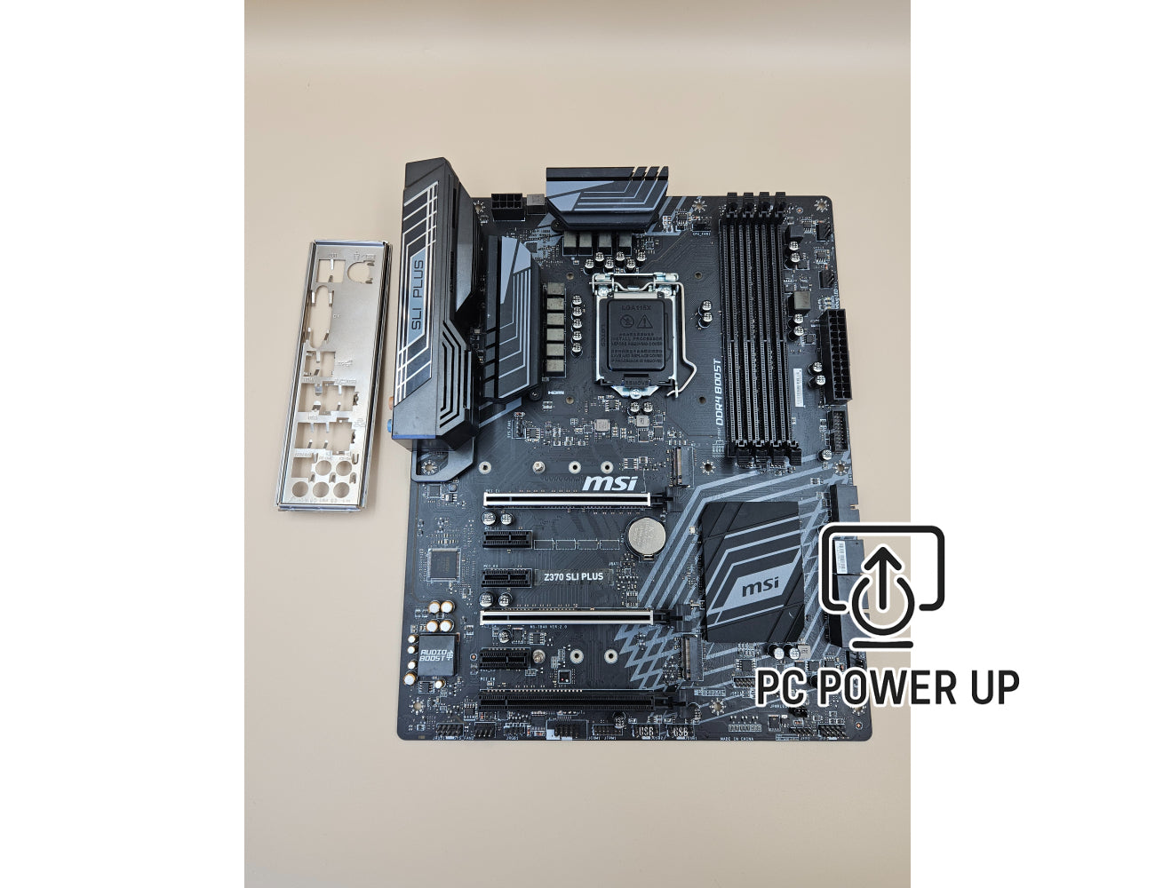 MSI Z370 SLI PLUS LGA1151 (Intel 8th & 9th Gen) DDR4 HDMI DP M.2 Z370 ATX Motherboard